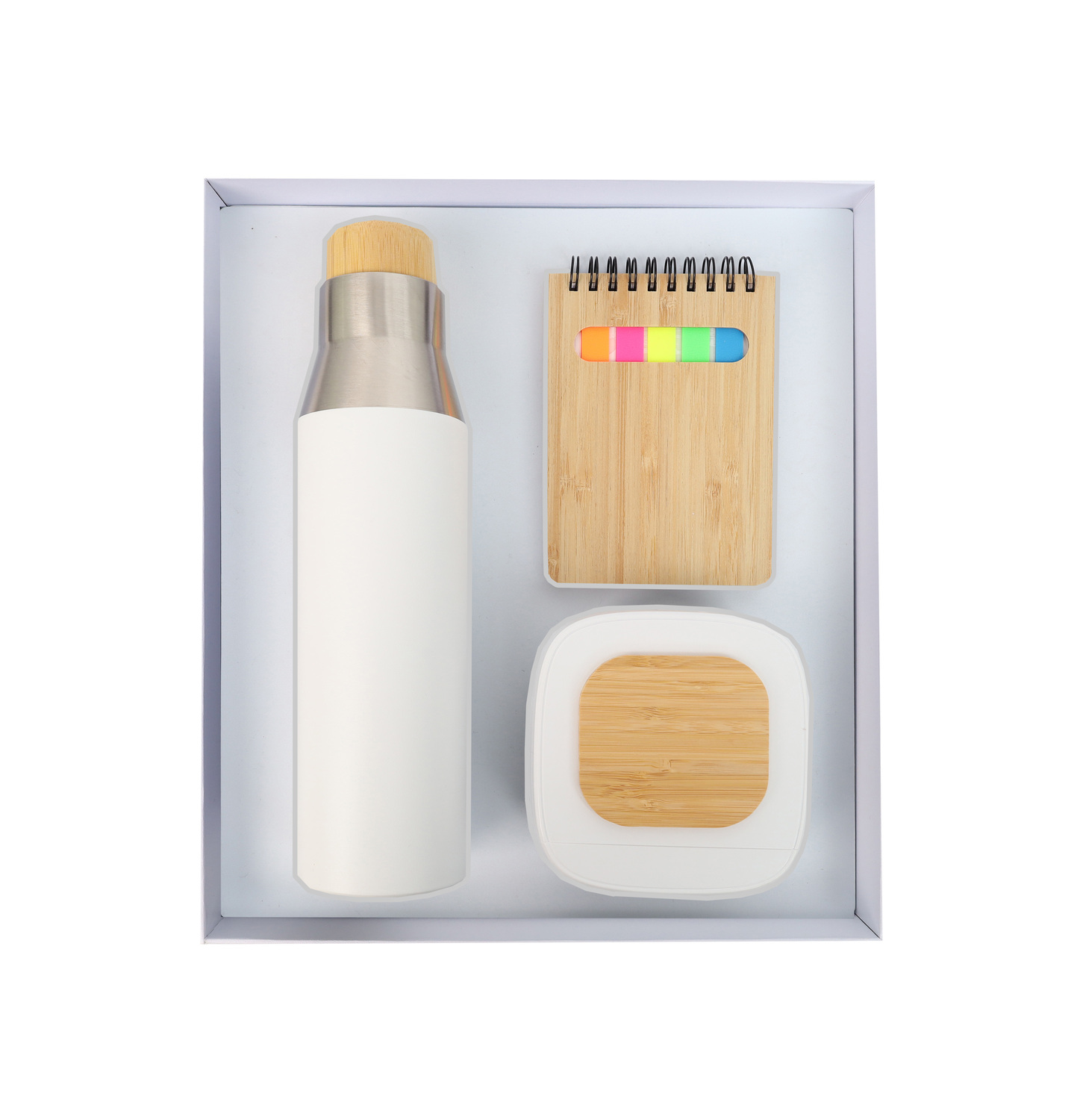 GS034 - All White Bamboo Gift Box